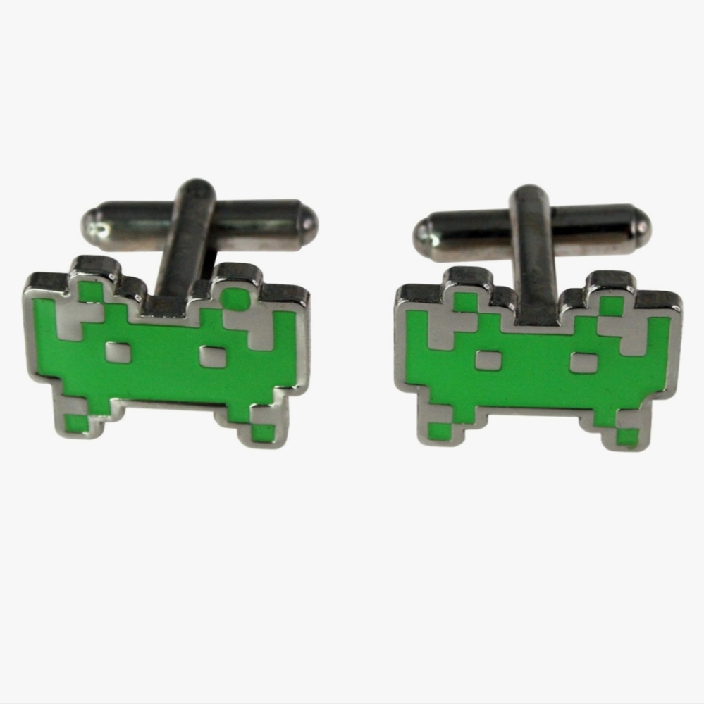 Space Invaders Wallet & cufflink set - Picture 4 of 8
